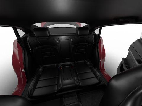 Porsche Taycan GTS 2025 HQ 3D Модель