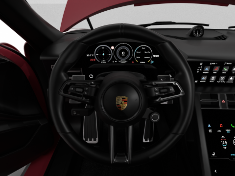 Porsche Taycan GTS 2025 HQ 3D Модель