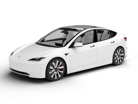 Tesla Model 3 Plus 2026 Model 3D
