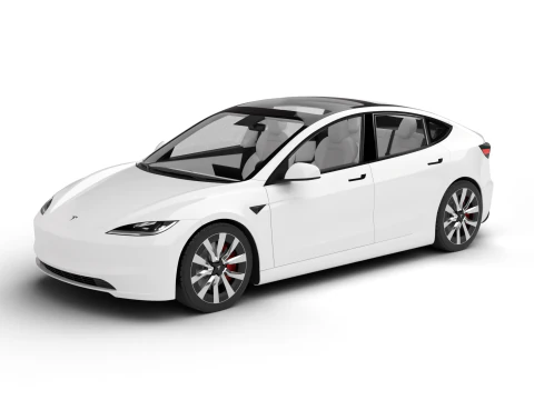 Tesla Model 3 Plus 2026 3D Model