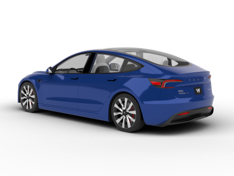 Tesla Model 3 Plus 2026 Model 3D