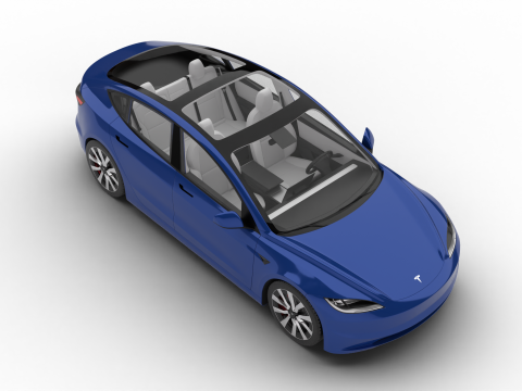 Tesla Model 3 Plus 2026 Model 3D