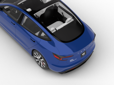 Tesla Model 3 Plus 2026 Model 3D