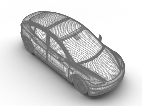 Tesla Model 3 Plus 2026 Model 3D