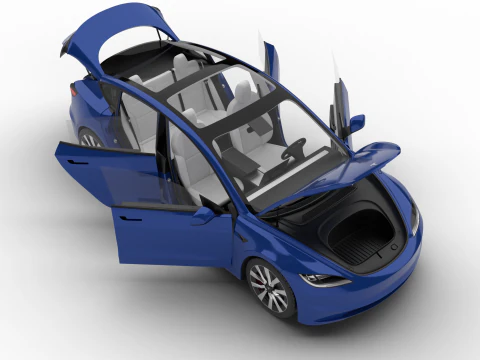 Tesla Model 3 Plus 2026 HQ 3D Model