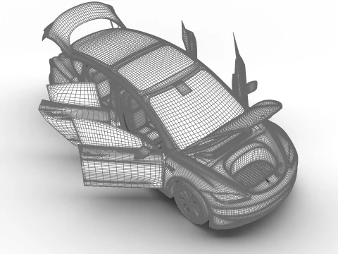 Tesla Model 3 Plus 2026 HQ 3D Model