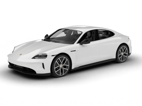 Porsche Taycan Black Edition 2026 3D Модель