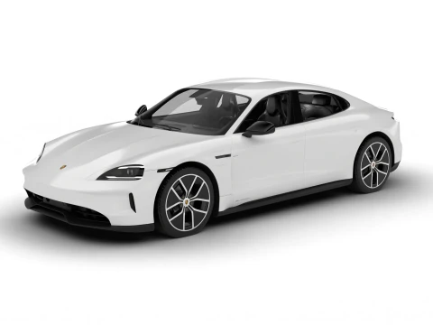 Porsche Taycan Black Edition 2026 3D Model