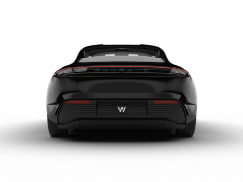 Porsche Taycan Black Edition 2026 3D Модель