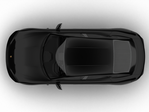 Porsche Taycan Black Edition 2026 3D Модель