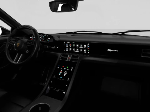 Porsche Taycan Black Edition 2026 3D Model