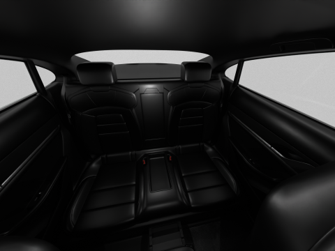 Porsche Taycan Black Edition 2026 3D Модель