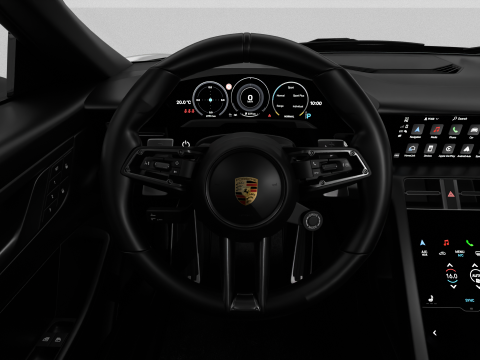 Porsche Taycan Black Edition 2026 3D Модель