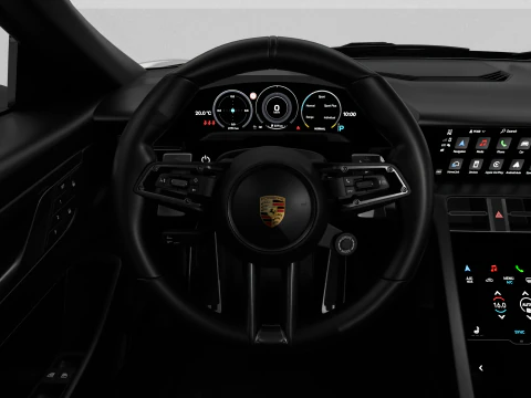 Porsche Taycan Black Edition 2026 3D Model