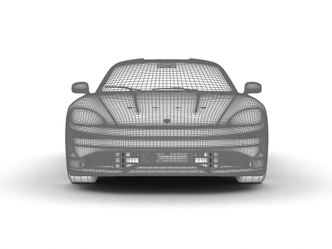 Porsche Taycan Black Edition 2026 3D Модель