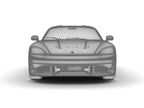 Porsche Taycan Black Edition 2026 3D Model