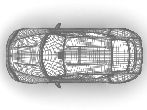 Porsche Taycan Black Edition 2026 3D Модель