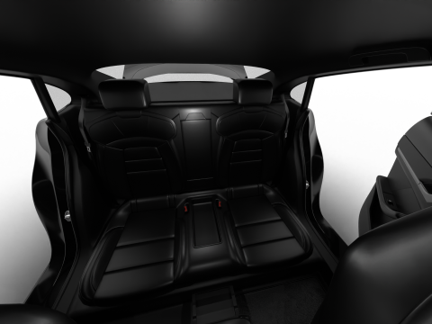 Porsche Taycan Black Edition 2026 HQ 3D Model