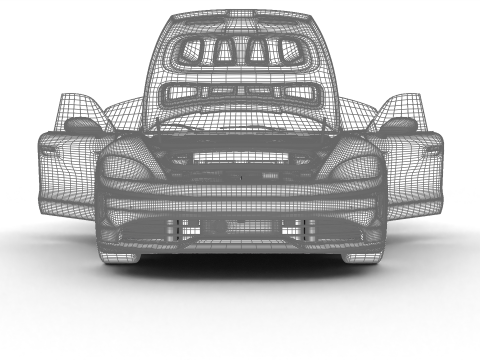 Porsche Taycan Black Edition 2026 HQ 3D Model