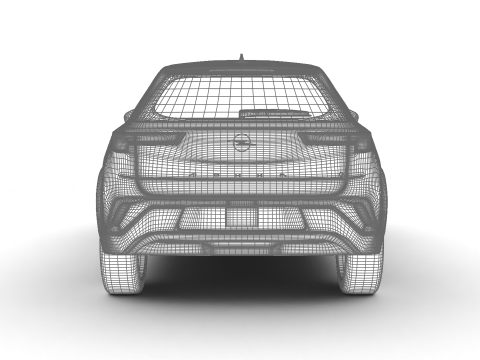 Opel Mokka 2025 3D मॉडल