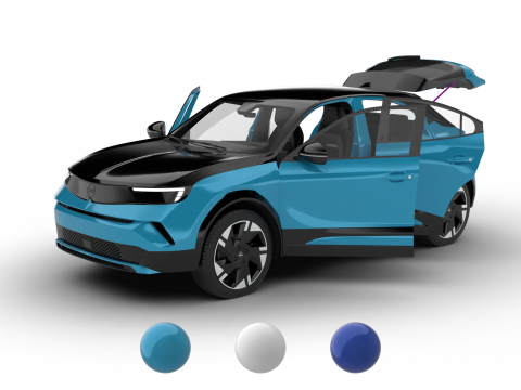 Opel Mokka 2025 3D Модель
