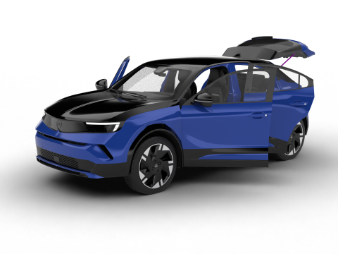 Opel Mokka HQ 2025 3D Model
