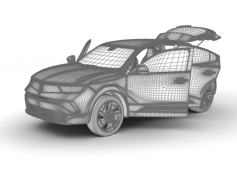 Opel Mokka HQ 2025 3D Model