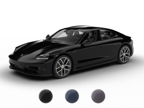 Porsche Taycan 4 Black Edition 2026 3D मॉडल