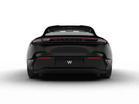 Porsche Taycan 4 Black Edition 2026 Model 3D