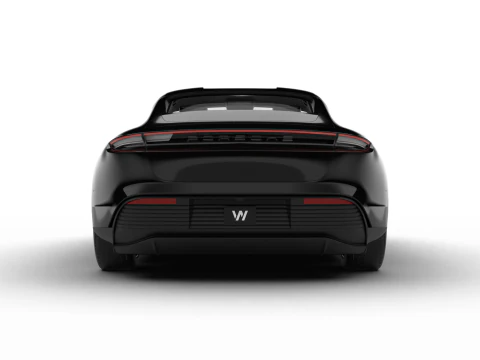 Porsche Taycan 4 Black Edition 2026 3D Model