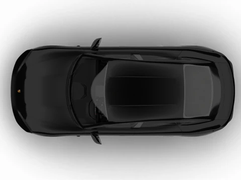 Porsche Taycan 4 Black Edition 2026 3D Model