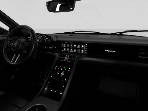 Porsche Taycan 4 Black Edition 2026 Model 3D
