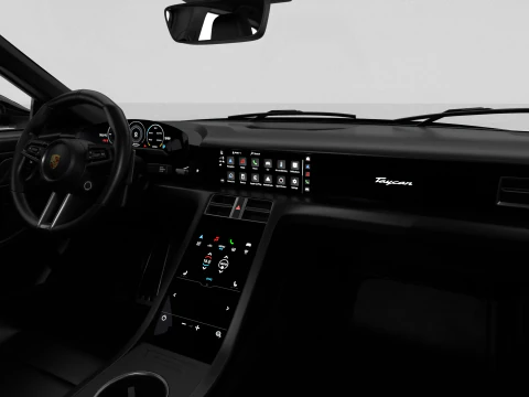 Porsche Taycan 4 Black Edition 2026 3D Model