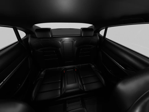 Porsche Taycan 4 Black Edition 2026 3D Model