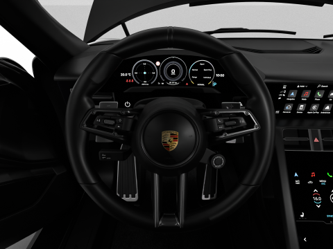 Porsche Taycan 4 Black Edition 2026 HQ Modelo 3D