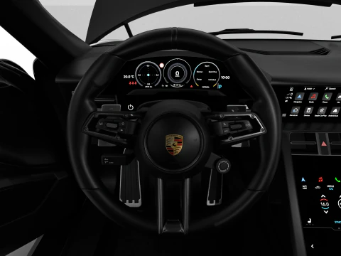 Porsche Taycan 4 Edi&ccedil;&atilde;o Preta 2026 HQ Modelo 3D