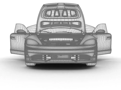 Porsche Taycan 4 Edi&ccedil;&atilde;o Preta 2026 HQ Modelo 3D