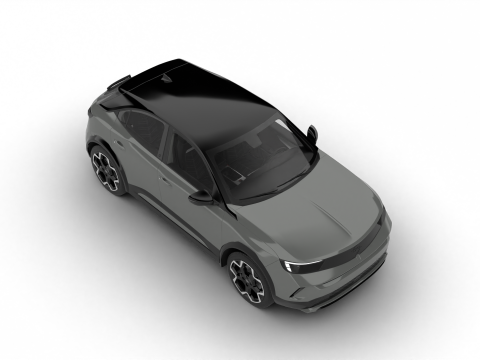 Opel Mokka Hybrid 2025 Modello 3D