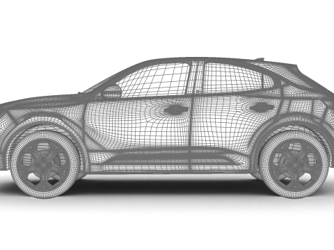 Opel Mokka Hybrid 2025 Modello 3D