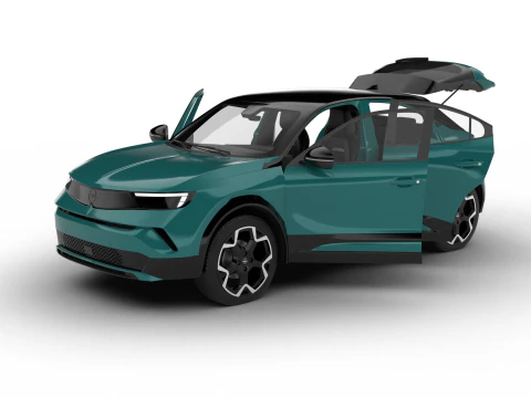 Opel Mokka Hybrid 2025 HQ 3D Model