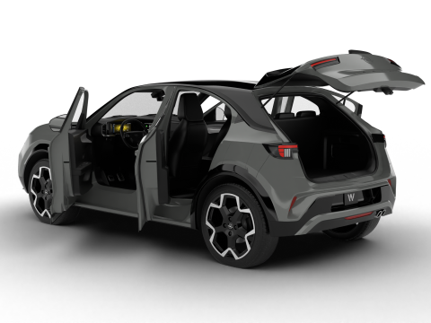 Opel Mokka Hybrid 2025 HQ 3D Model