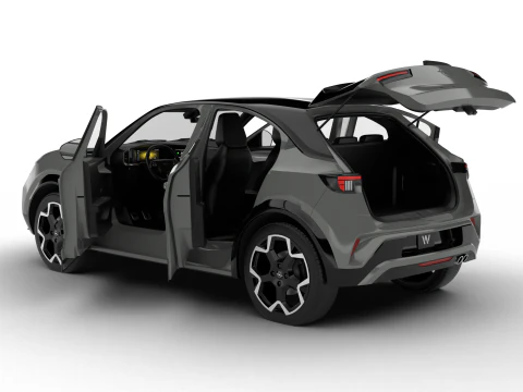 Opel Mokka Hybrid 2025 HQ 3D Model