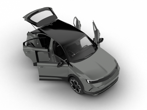 Opel Mokka Hybrid 2025 HQ 3D Model