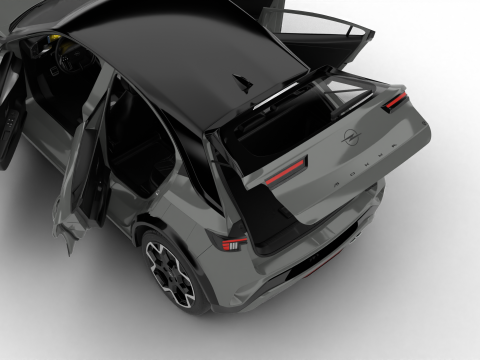 Opel Mokka Hybrid 2025 HQ 3D Model