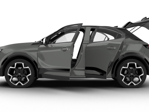 Opel Mokka Hybrid 2025 HQ 3D Model