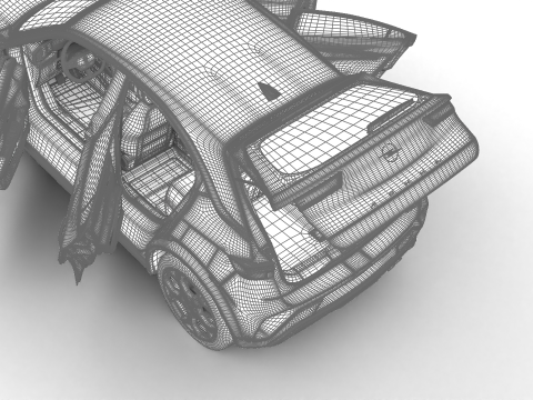 Opel Mokka Hybrid 2025 HQ 3D Model