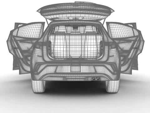 Opel Mokka Hybrid 2025 HQ 3D Model