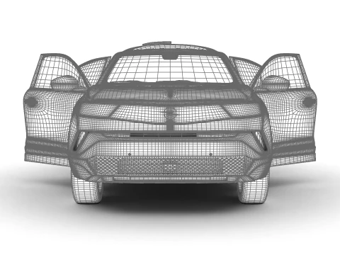 Opel Mokka Hybrid 2025 HQ 3D Model