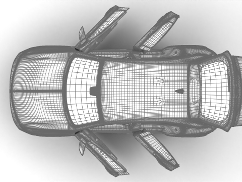 Opel Mokka Hybrid 2025 HQ 3D Model