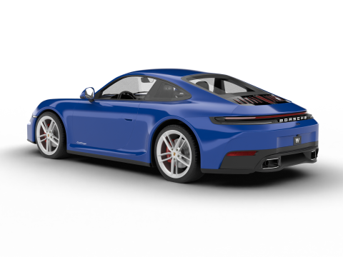 Porsche 911 Carrera T Club Coupe 2026 Model 3D